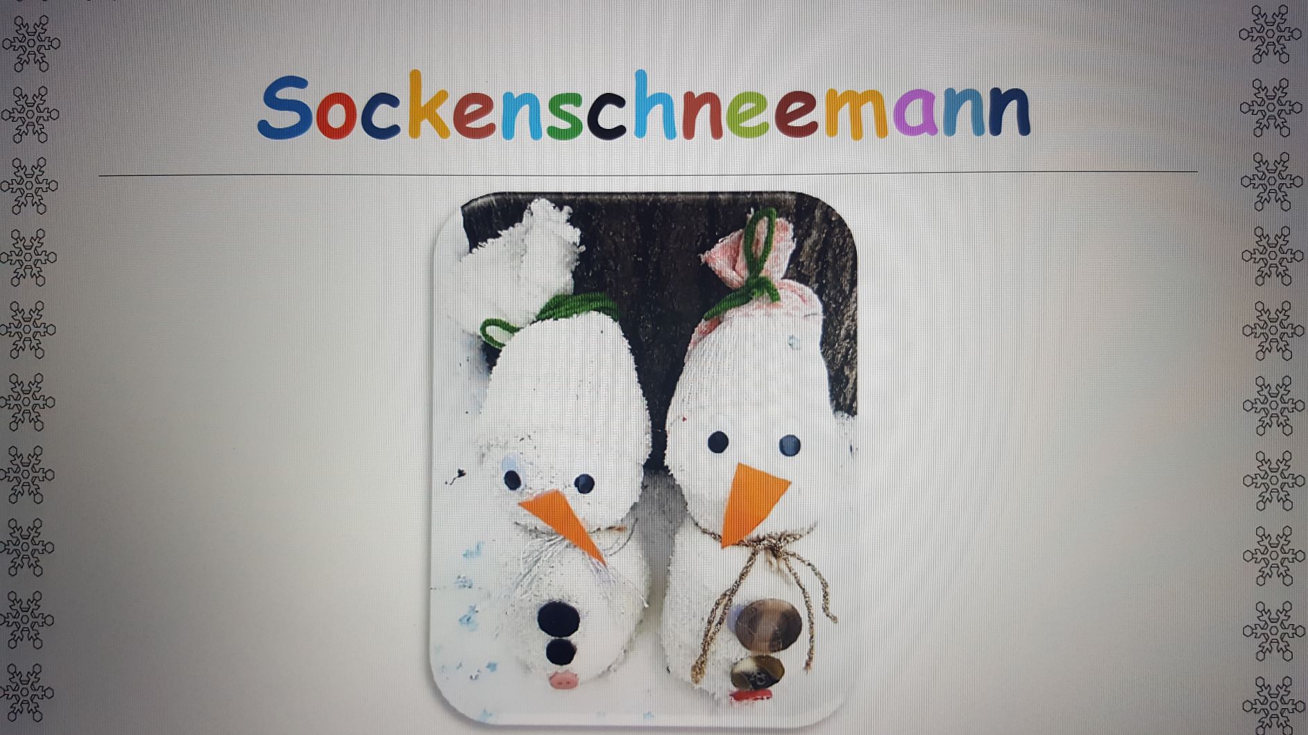 Sockenschneemann