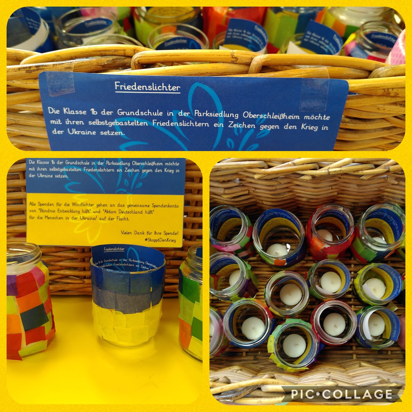 Spenden Friedenslichter